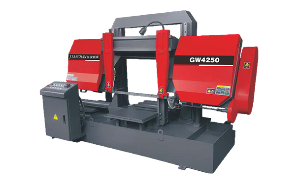 宜章GW4250双柱龙门卧式带锯床