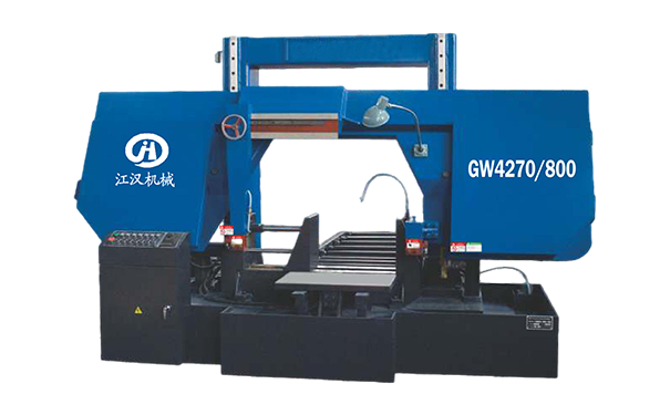宜章GW4270/800双柱龙门卧式带锯床
